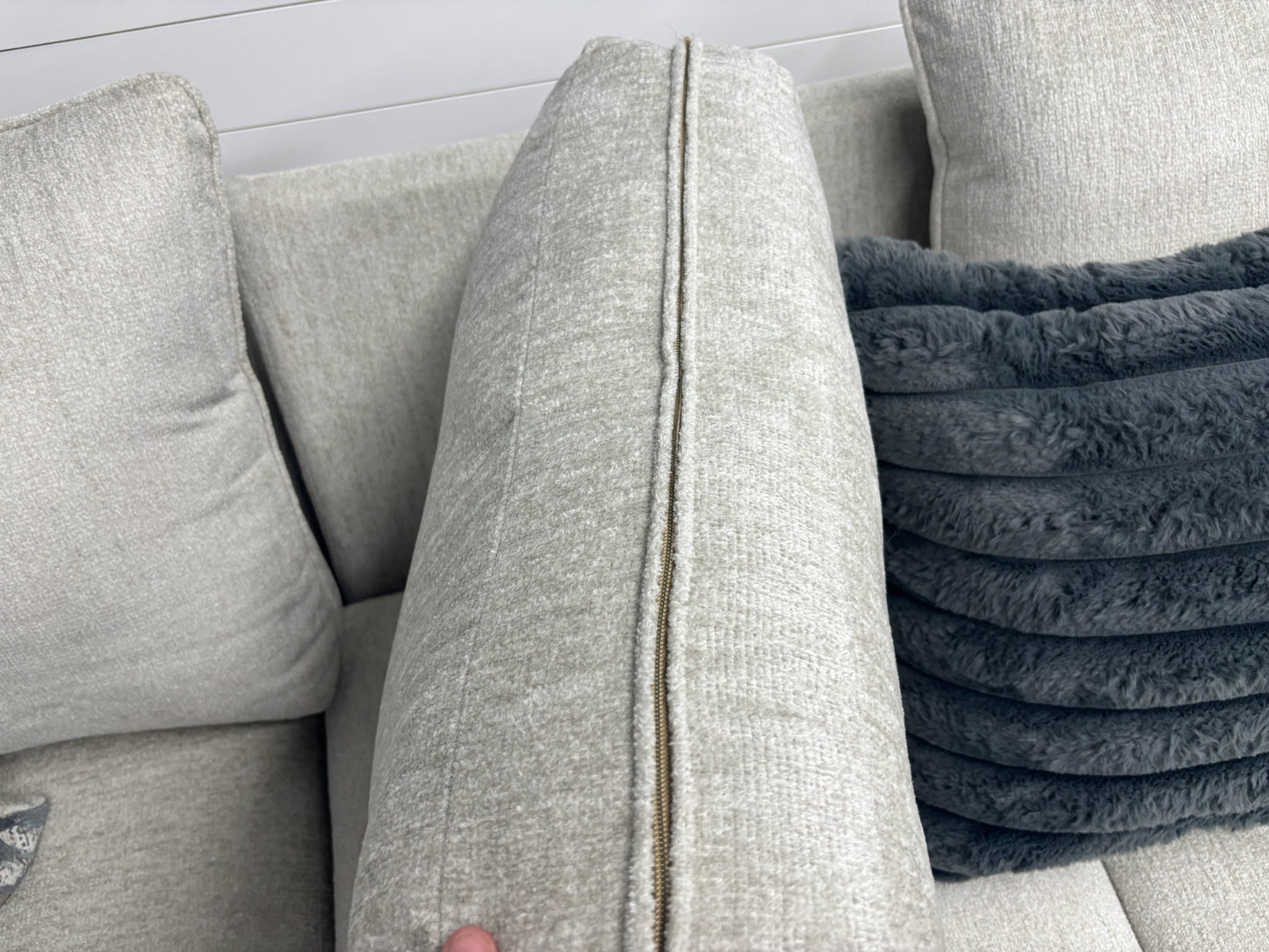Brand New Belmont U-Shape Sectional In Cream