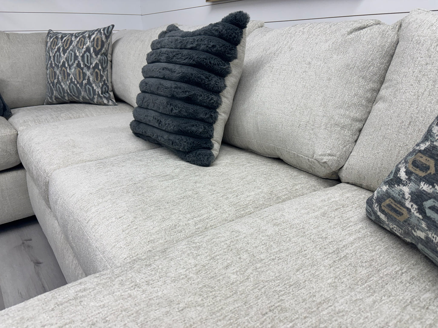 Brand New Belmont U-Shape Sectional In Cream