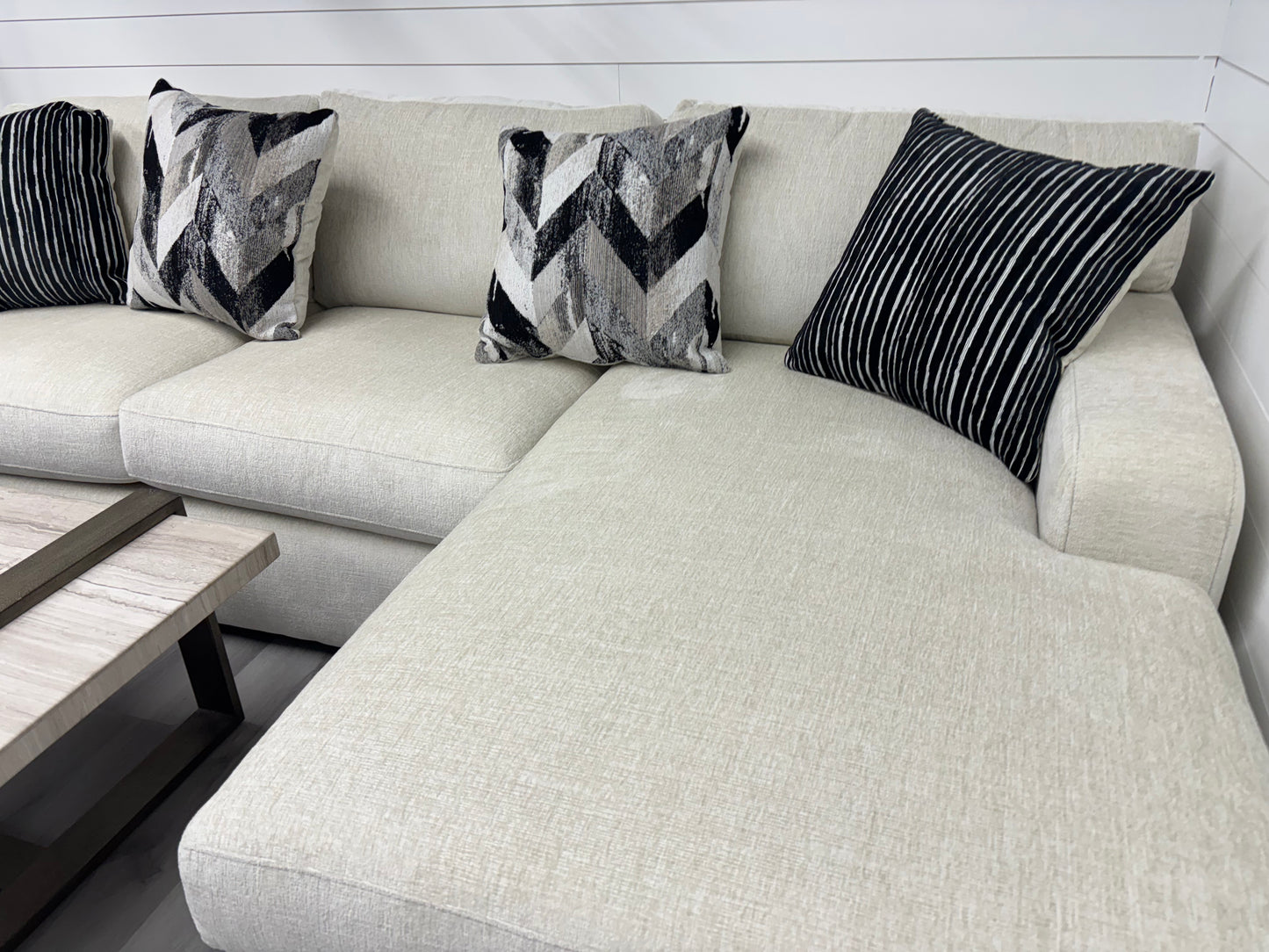 Brand New Biltmore 2 Piece Cream Sofa