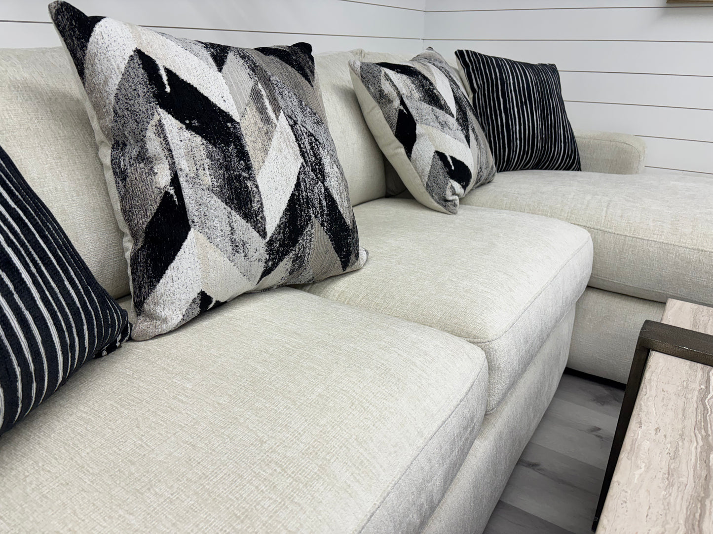 Brand New Biltmore 2 Piece Cream Sofa