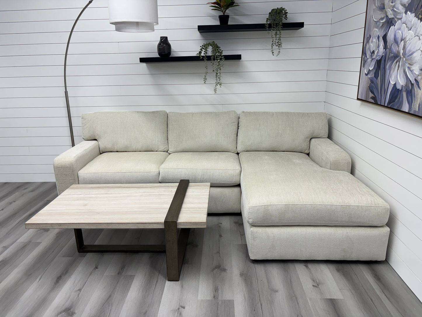 Brand New Biltmore 2 Piece Cream Sofa