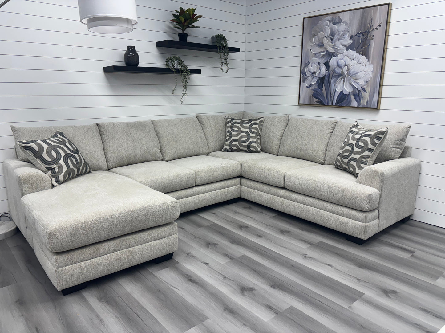 Brand New Mesa Cream Sectional Couch