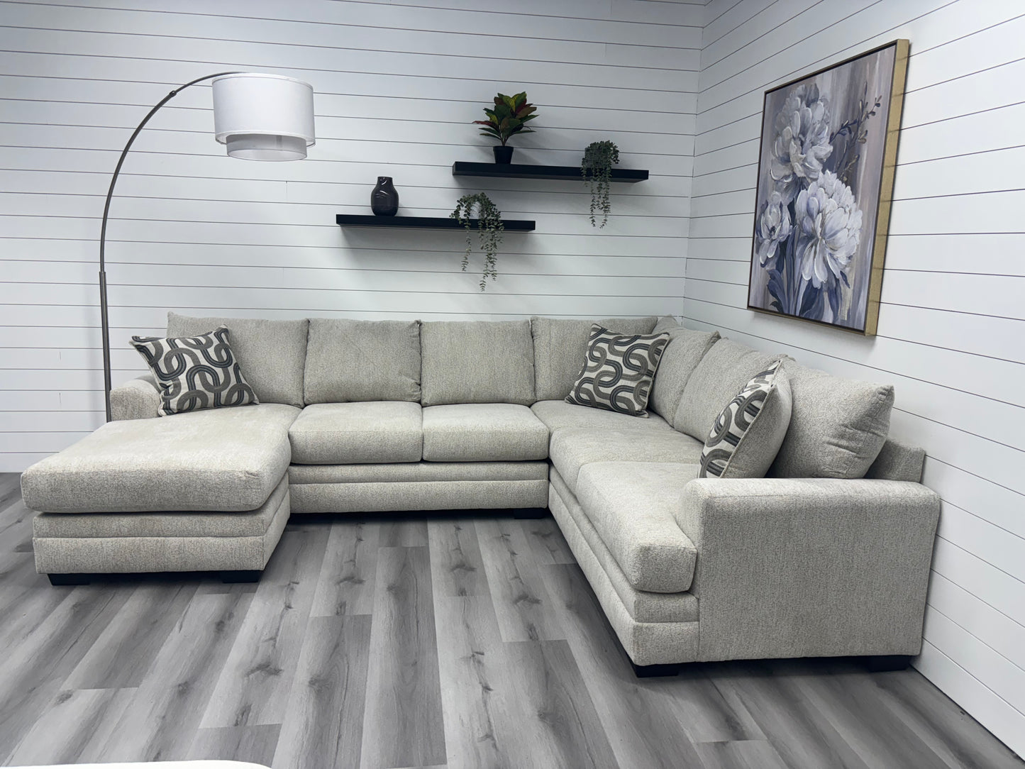 Brand New Mesa Cream Sectional Couch