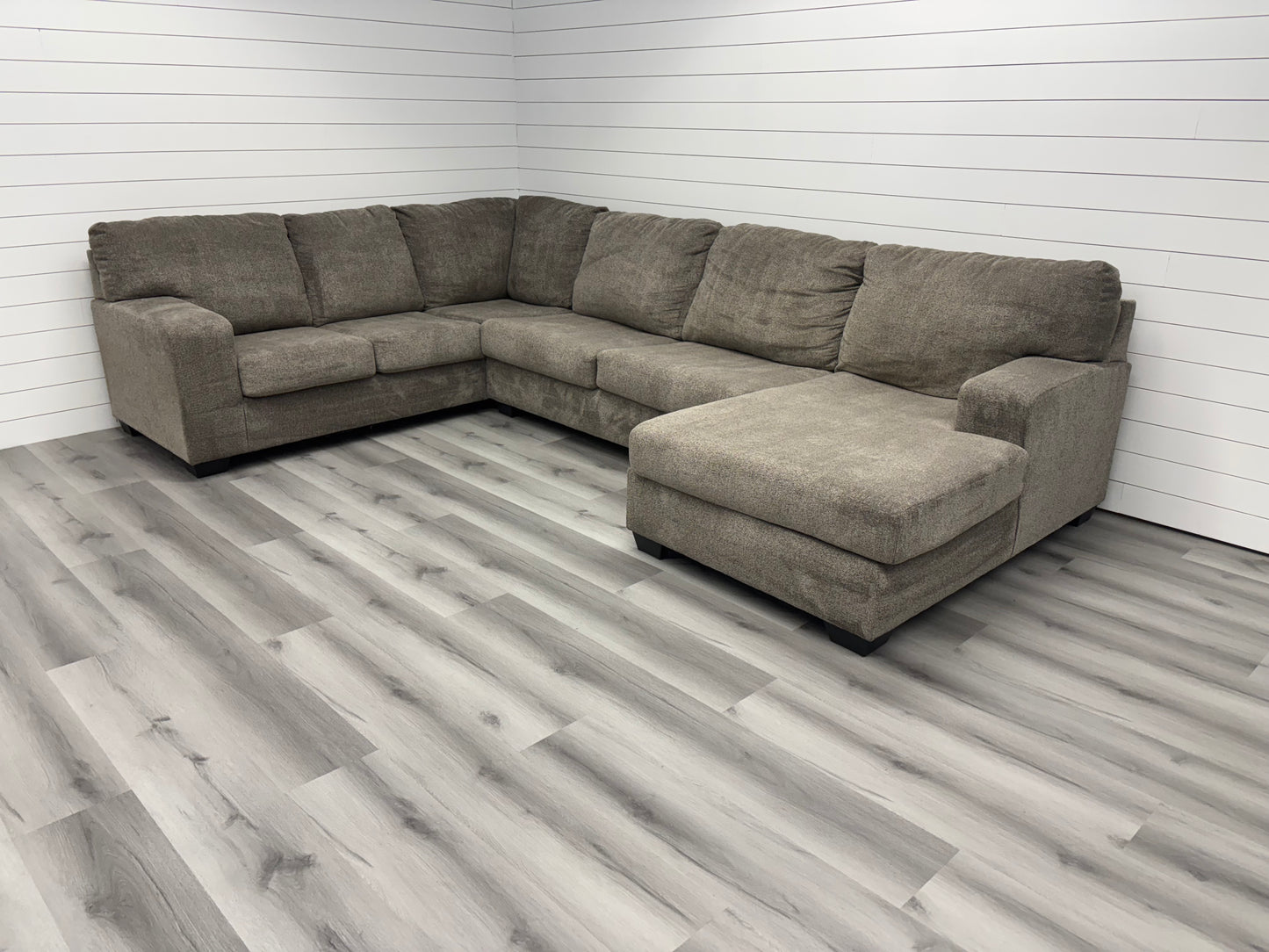 Brown 3 Piece Ashley Furniture Sectional