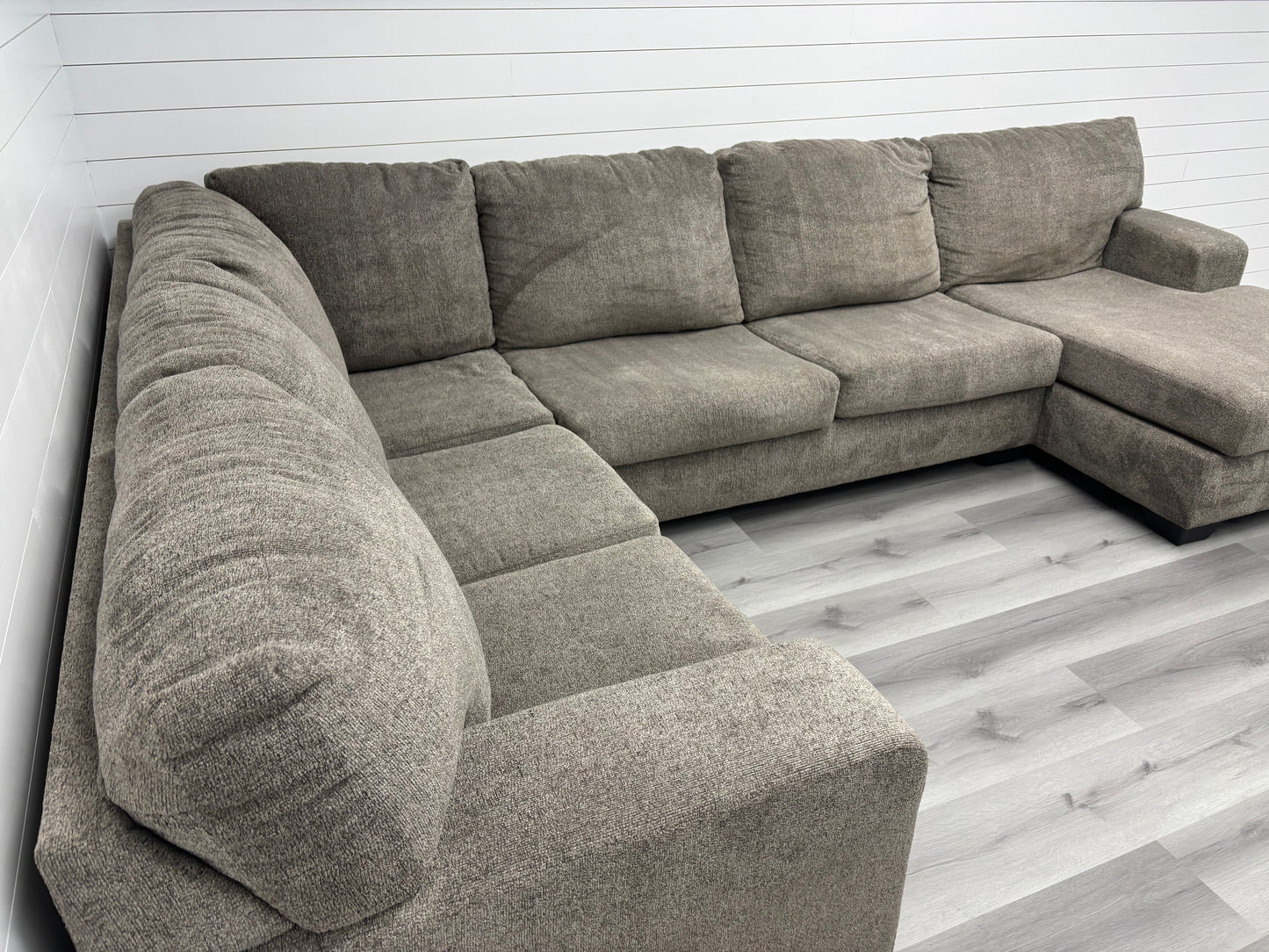 Brown 3 Piece Ashley Furniture Sectional