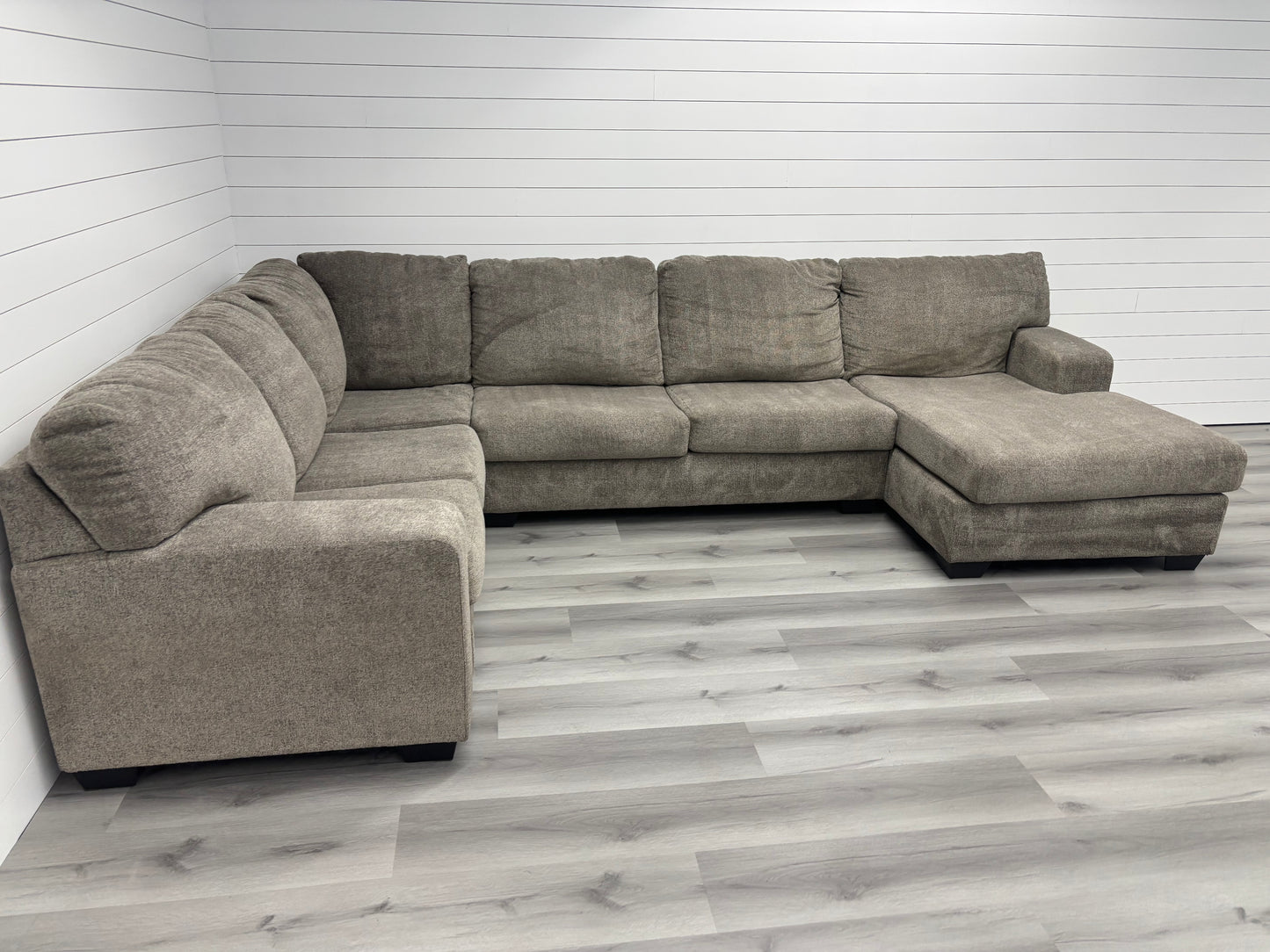 Brown 3 Piece Ashley Furniture Sectional