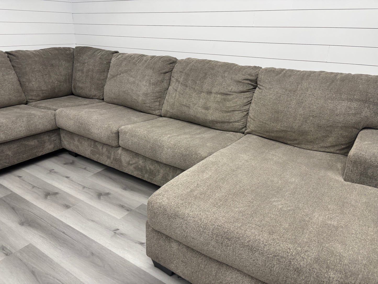 Brown 3 Piece Ashley Furniture Sectional