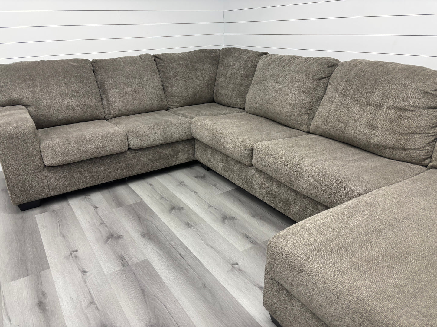 Brown 3 Piece Ashley Furniture Sectional