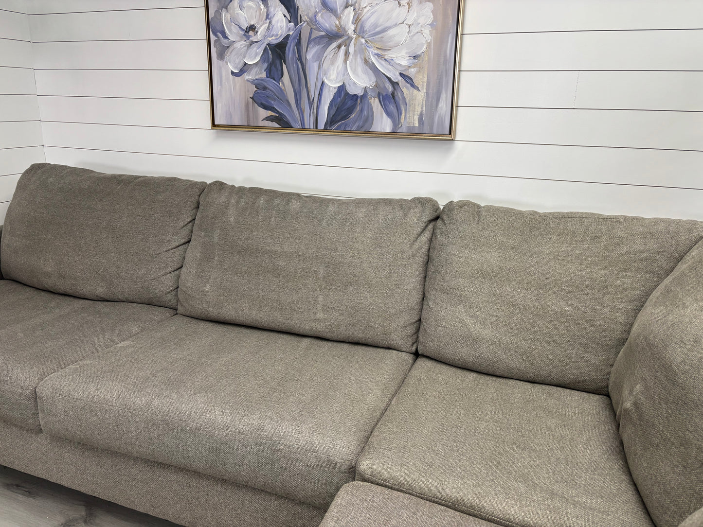 Grey Bumper Sectional