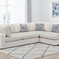 Serene 4-Piece Charcoal Modular Sectional (Customizable)