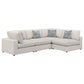 Serene 4-Piece Charcoal Modular Sectional (Customizable)