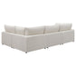 Serene 4-Piece Charcoal Modular Sectional (Customizable)