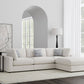 Serene 4-piece Ivory Modular Sectional (Customizable )