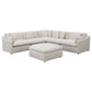 Hobson 5-PC Corner Charcoal Modular Sectional (Customizable)