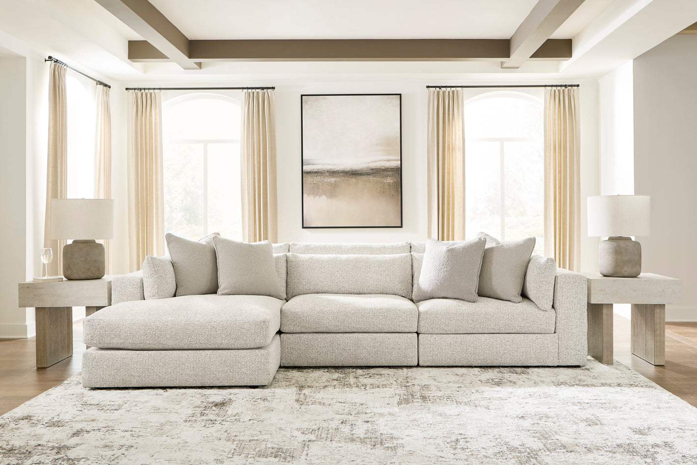 Aria Modular Sofa Chaise Sectional (Customizable)