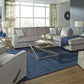Altari Bumper  Sleeper Sectional