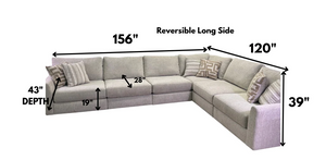 Camel 6 Piece + Ottoman