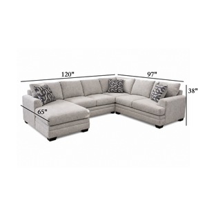 Kimberly Cream Sectional Couch