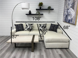 Brand New Biltmore 2 Piece Cream Sofa