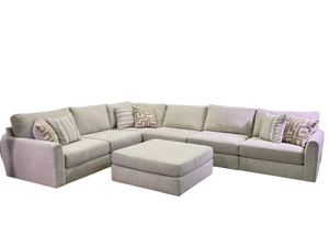 Camel 6 Piece + Ottoman