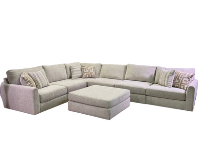 Camel 6 Piece + Ottoman