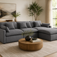 Hobson Charcoal 4PC Sofa and Ottoman