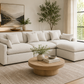 Hobson Charcoal 4PC Sofa and Ottoman