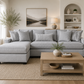 Harbor Grey Reversible Sectional