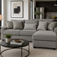 Harbor Grey Reversible Sectional