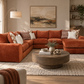 Ivy  Papaya U-Shape Sectional