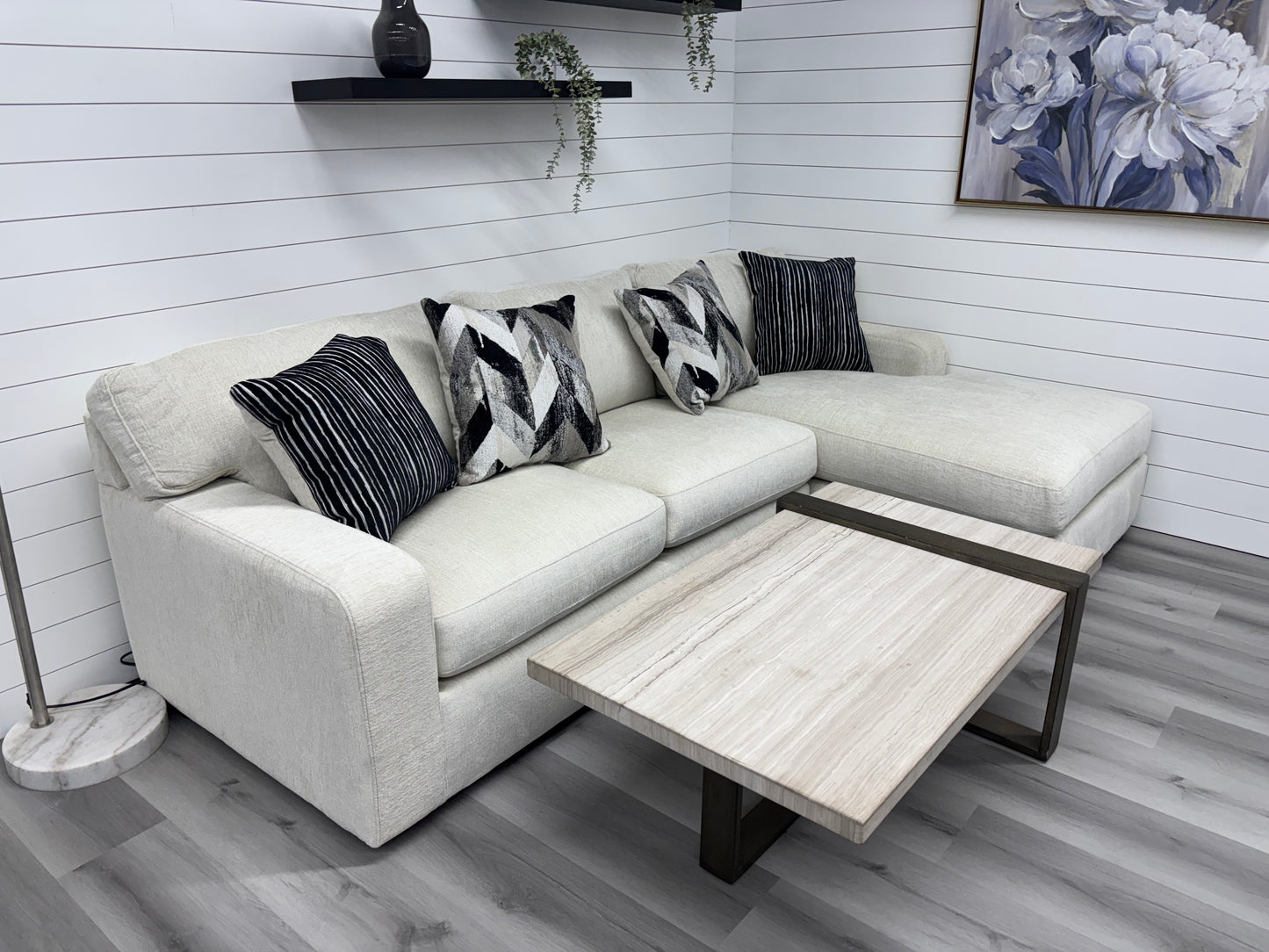 Brand New Biltmore 2 Piece Cream Sofa