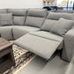 ModMax II 6-Piece Performance Fabric Dual Power Reclining Modular Sectional with 3 Reclining Seats and Audio Console