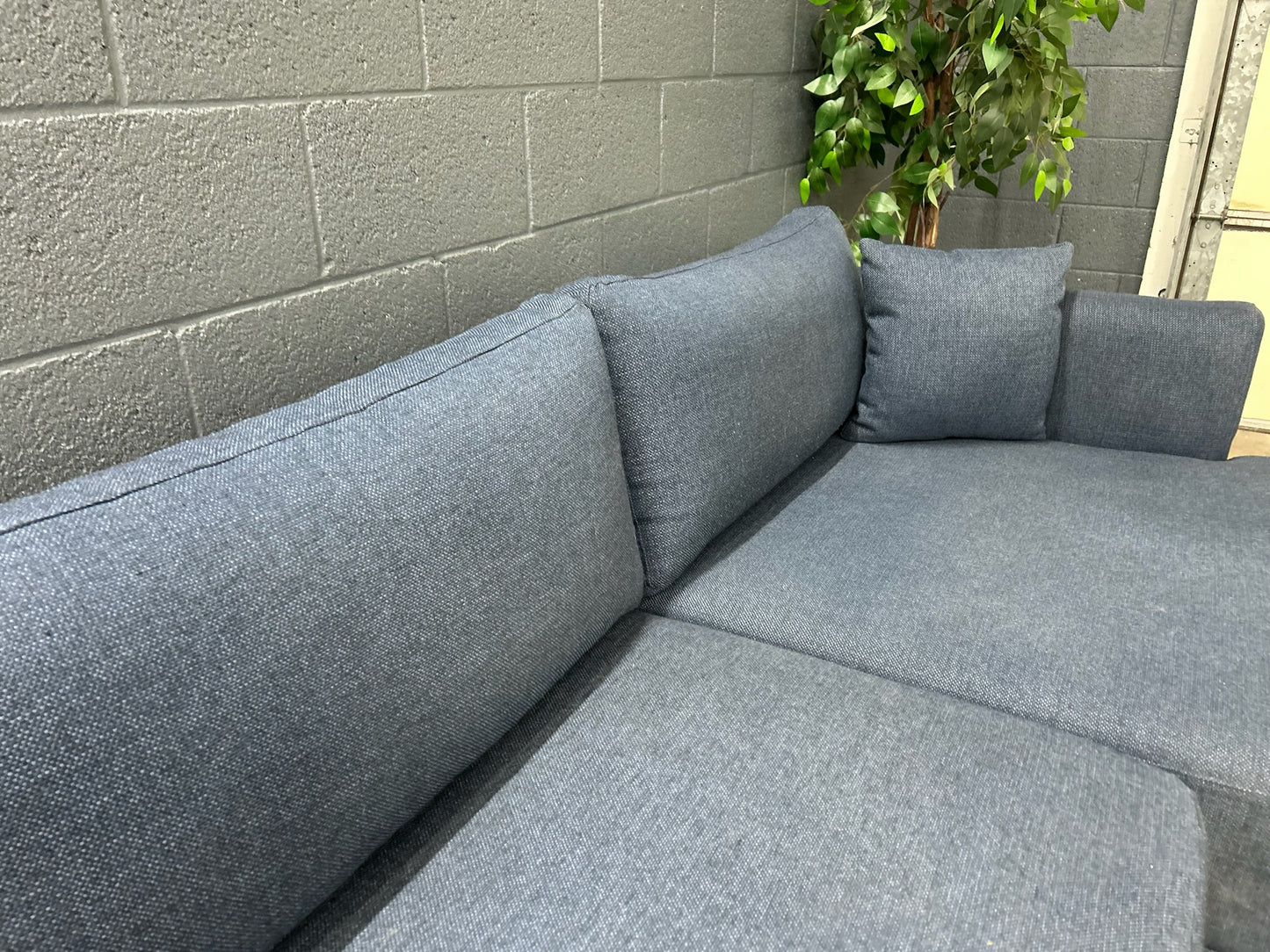 Dark Blue Sectional