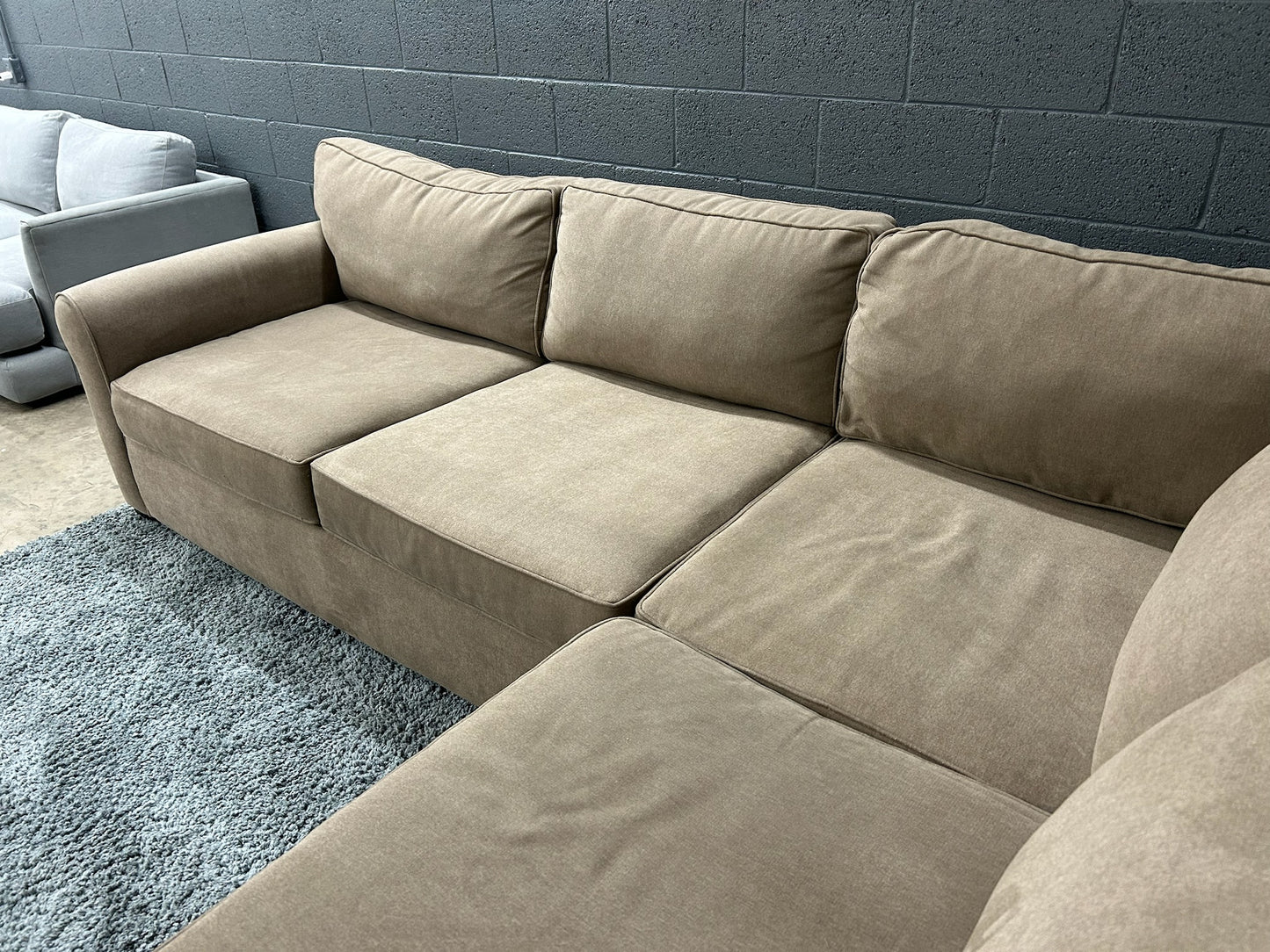 Beige Sectional Couch