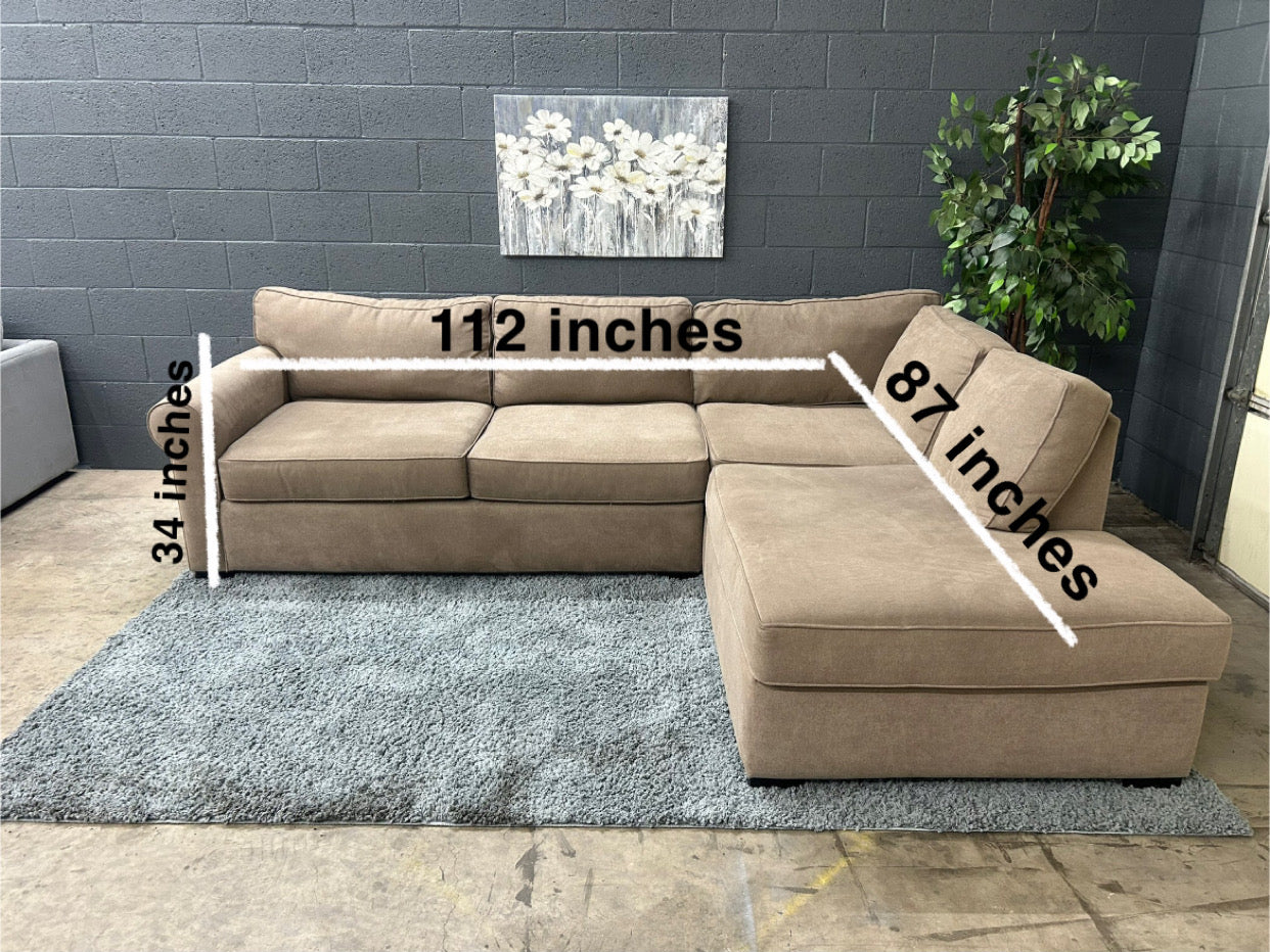 Beige Sectional Couch