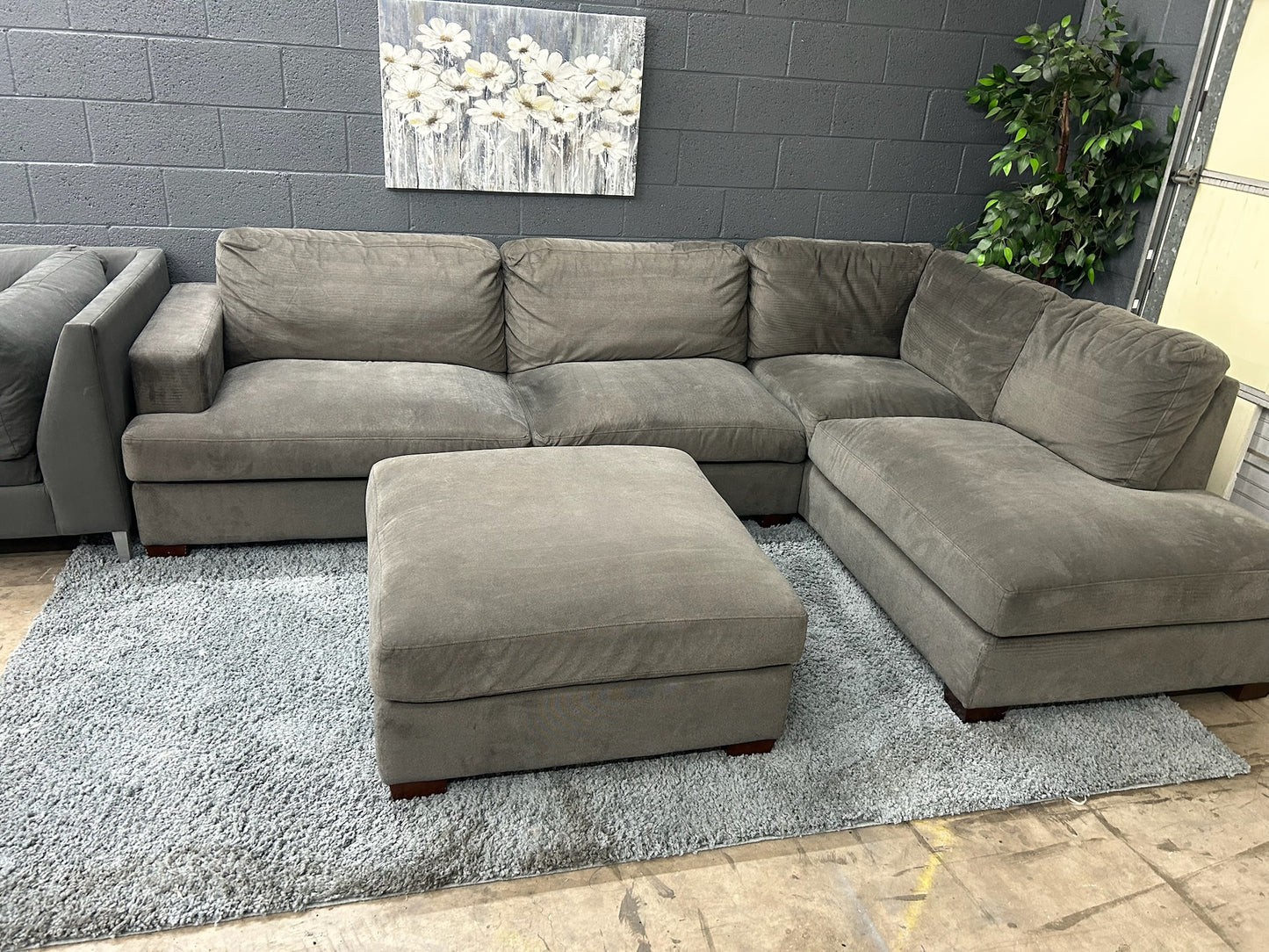 Large Sectional with Ottoman