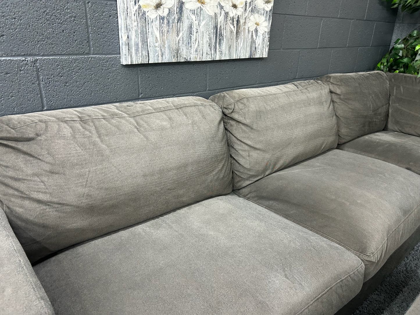 Large Sectional with Ottoman