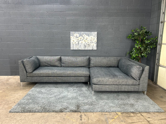 CB2 Decker 2 Piece Sectional