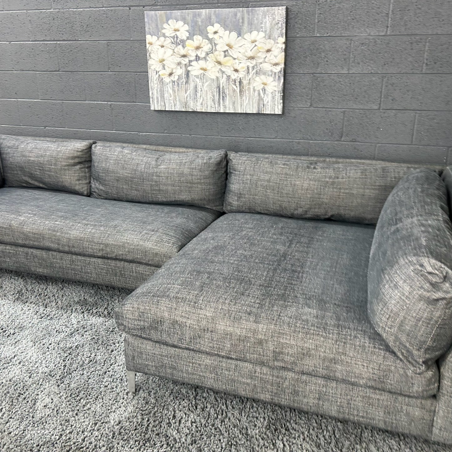 CB2 Decker 2 Piece Sectional