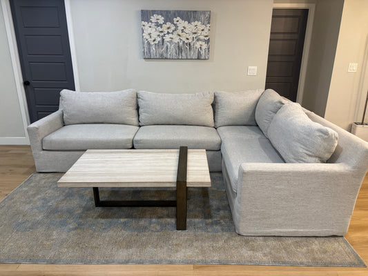 Large Cream Sectional Couch