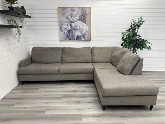Grey Bumper Sectional
