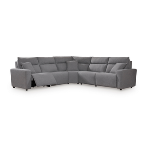 Modmax II Grey 5-Piece Recliner (Customizable)