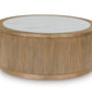 Grayman Brown  Round Cocktail Table