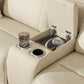 Double Deal Reclining Sectional.