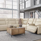 Double Deal Reclining Sectional.