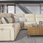 Double Deal Reclining Sectional.