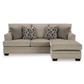 Stonemeade Nutmeg Reversible Sofa Chaise