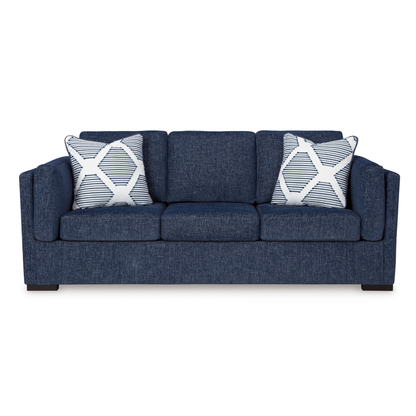 Evansley Navy Sofa