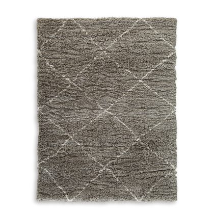 Wrenlow Grey Shag Rug
