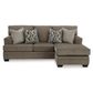 Stonemeade Taupe Reversible Sofa Chaise
